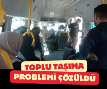 TOPLU TAŞIMA PROBLEMİ ÇÖZÜLDÜ