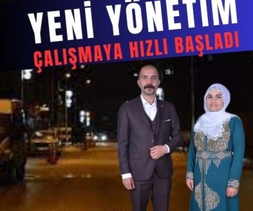 YENİ YÖNETİM ÇALIŞMALARA HIZLA BAŞLADI